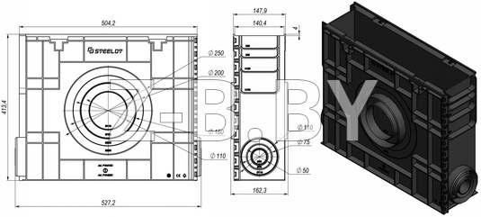 Пескоуловитель пластиковый SteeStart DN100