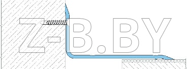 Профиль деформационного шва Dewmark Standart SV-HD 14 для пола. Накладной