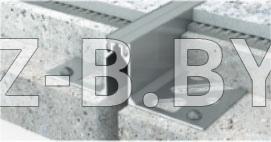 Профиль деформационного шва Dewmark Standart SV 21 для пола. Закладной