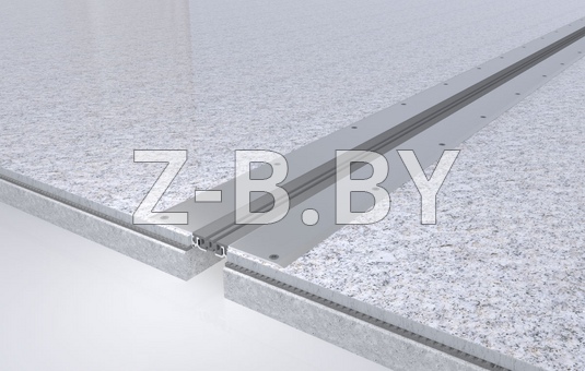 Профиль деформационного шва Dewmark Standart SV 22 для пола. Накладной