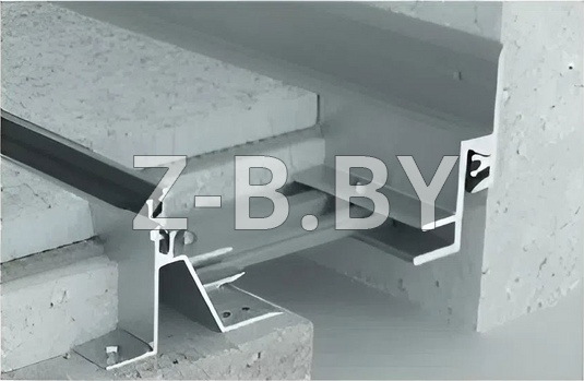 Профиль деформационного шва Dewmark Standart SV 28 для пола. Закладной