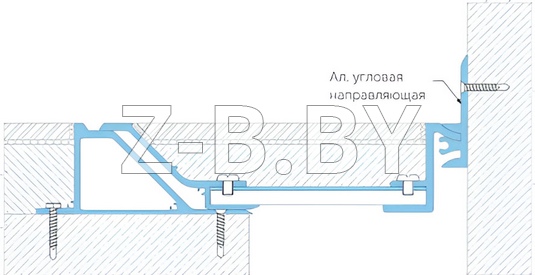 Профиль деформационного шва Dewmark Standart SV 32 для пола. Закладной Профиль деформационного шва Dewmark Standart SV 32 для пола. Закладной