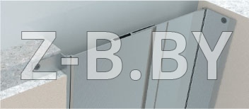 Профиль деформационного шва Dewmark Wall AV 11 для стен, потолков, фасадов. Закладной