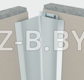 Профиль деформационного шва Dewmark Wall AV 12 для стен, потолков, фасадов. Накладной