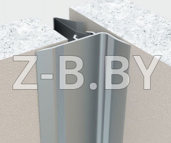 Профиль деформационного шва Dewmark Wall AV 13 для стен, потолков, фасадов. Накладной