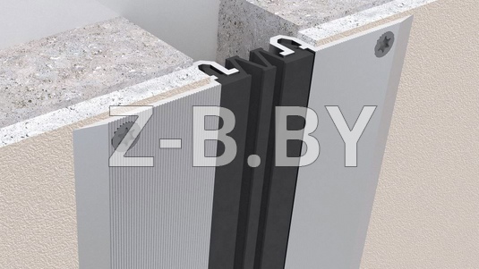 Профиль деформационного шва Dewmark Wall AV 20 для стен, потолков, фасадов. Накладной