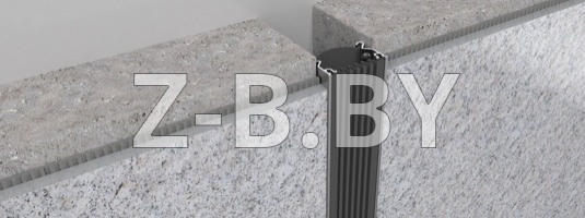 Профиль деформационного шва Dewmark Wall AV 21 для стен, потолков, фасадов. Закладной