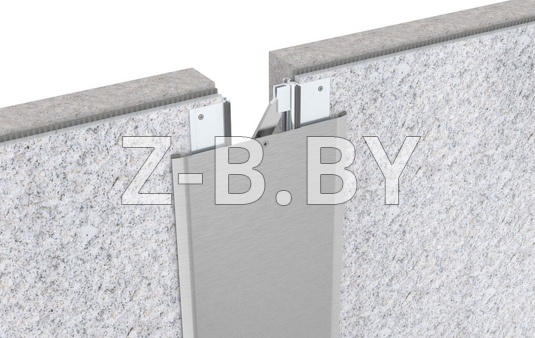 Профиль деформационного шва Dewmark Wall AV 23 для стен, потолков. Накладной