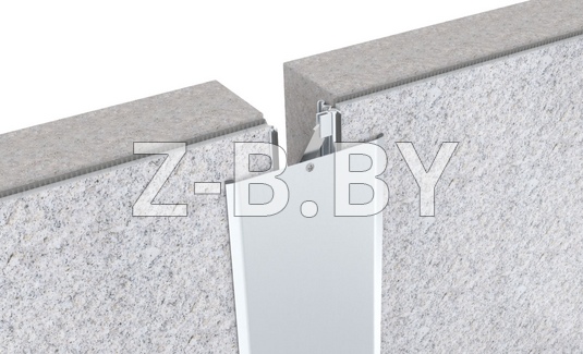 Профиль деформационного шва Dewmark Wall AV 24 для стен, потолков. Накладной