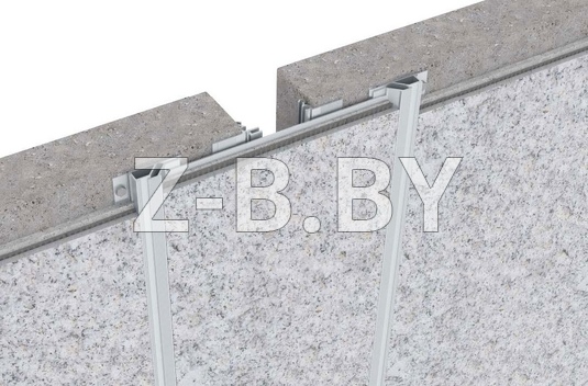 Профиль деформационного шва Dewmark Wall AV 26 для стен, потолков. Закладной