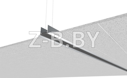Профиль деформационного шва Dewmark Wall AV 31 для стен, потолков. Накладной 