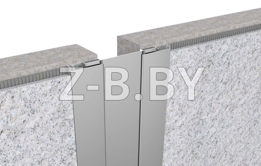 Профиль деформационного шва Dewmark Wall AV 34 для стен, потолков. Закладной