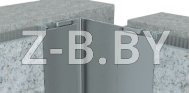 Профиль деформационного шва Dewmark Wall AV 34 для стен, потолков. Закладной