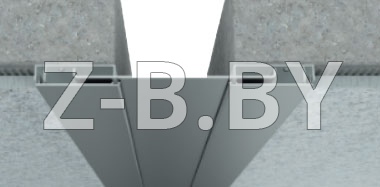 Профиль деформационного шва Dewmark Wall AV 34 для стен, потолков. Закладной