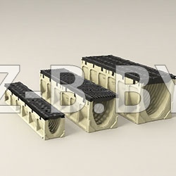 Полимербетонные водоотводные лотки и бордюры