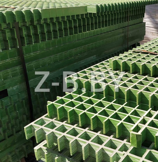 Композитный стеклопластиковый GFK настил серии ISO-FR