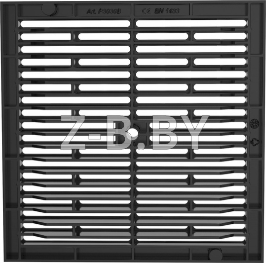 Пластиковая водоприемная решётка для дождеприемника Стиль 300х300