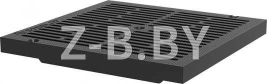 Пластиковая водоприемная решётка для дождеприемника Стиль 300х300