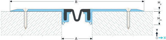 Деформационный профиль Dewmark Standart SV-HD 22