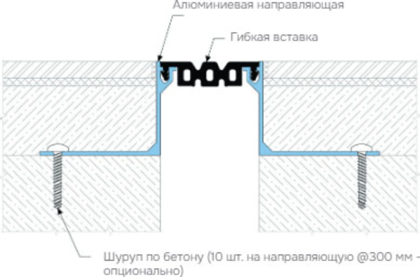 Деформационный профиль Dewmark Standart SV 24