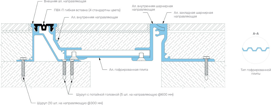 Деформационный профиль Dewmark Standart SV 30-29
