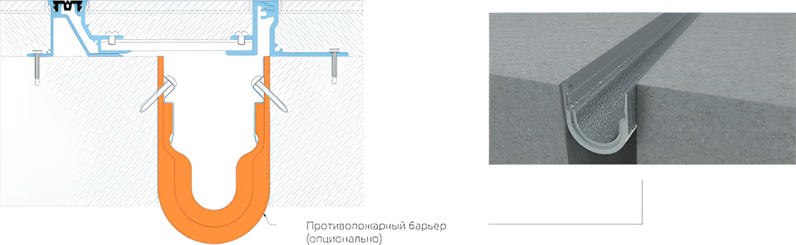 Деформационный профиль Dewmark Standart SV 30-29