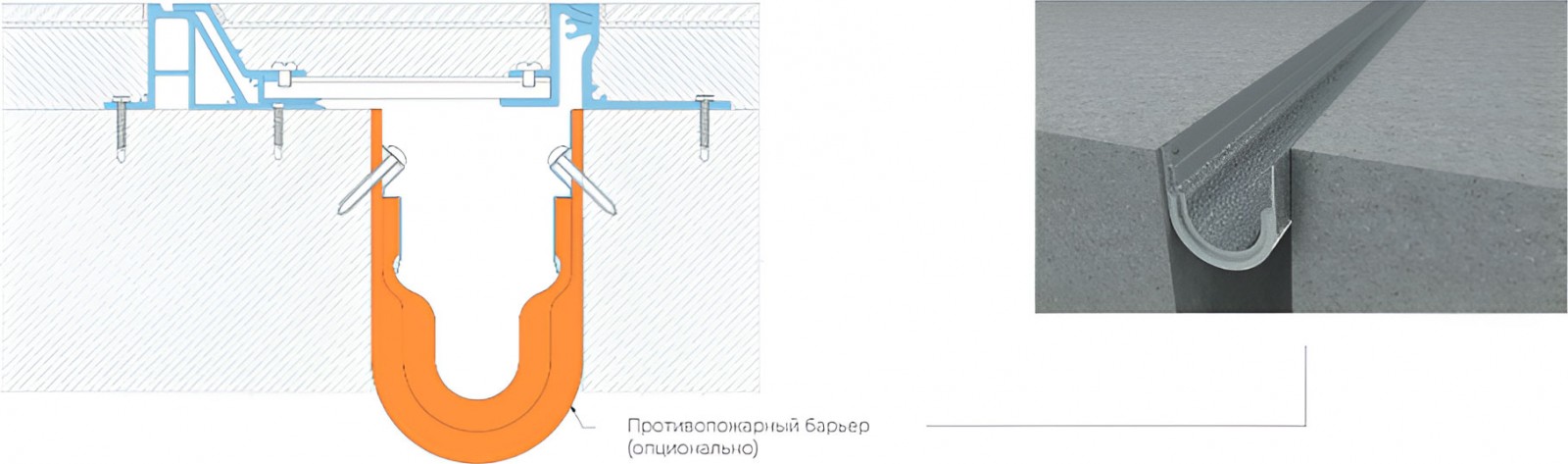 Деформационный профиль Dewmark Standart SV 30-32