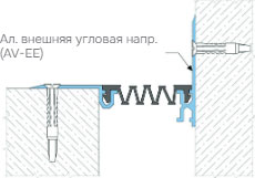 Деформационный профиль Dewmark Wall AV 20