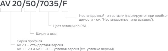 Деформационный профиль Dewmark Wall AV 20