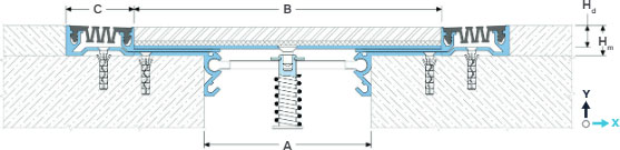Деформационный профиль Dewmark Wall AV 22