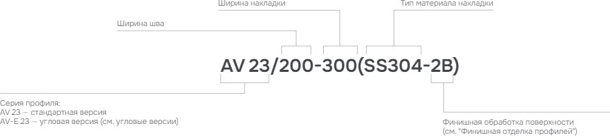 Деформационный профиль Dewmark Wall AV 23